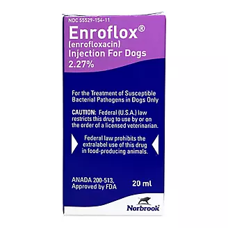 Enroflox Injection for dogs 2.27% 20ml