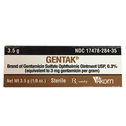 Gentamicin Opth Ointment 1/8oz