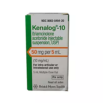 Kenalog 10mg/ml Injection 5ml Vial
