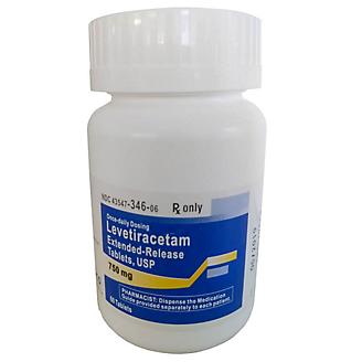 Levetiracetam ER 750mg Tablets 60 Count