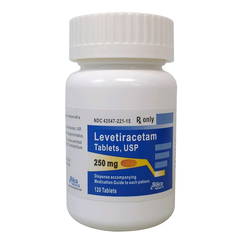 Levetiracetame 250mg Tablets 120 Count