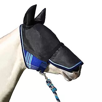 Uviator Fly Mask with Ears and Long Nose