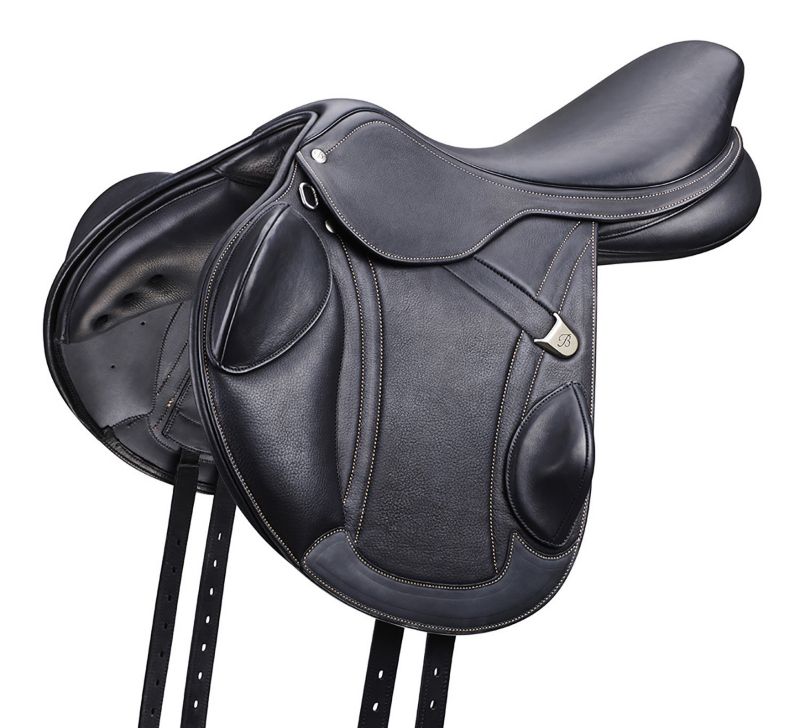 DEMO Bates Advanta Eventing Saddle w/CAIR Black 17