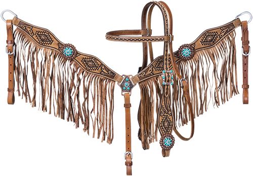 Tough1 Selena Headstall and Breastcollar Set