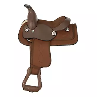 King Series Miniature Synthetic Western Saddle