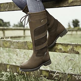 Dublin Women's Lifestyle Bourne Boots Waterproof Leather Lace Up Styling 