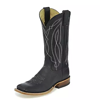 Tony Lama Men's Americana Creedance Brown Square Toe Cowboy Boots