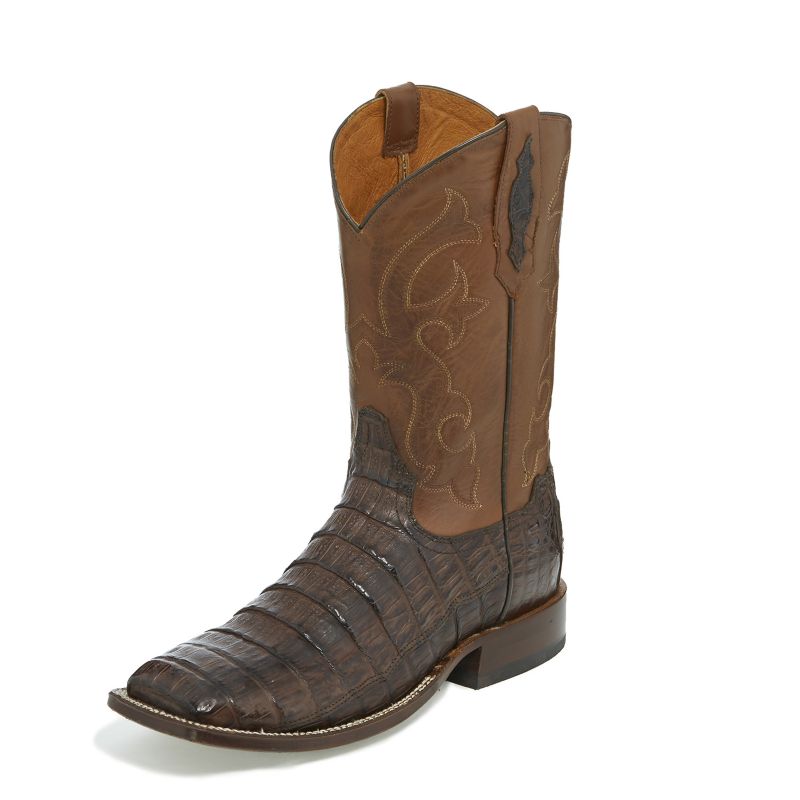 Tony Lama Mens Canyon Square Toe Brn Boots 10.5EE -  JUSTIN BRANDS INC, TL5251-10.5EE