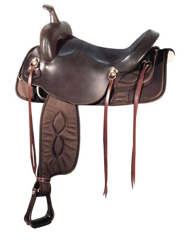 Big Horn Synthetic Draft Saddle 16in