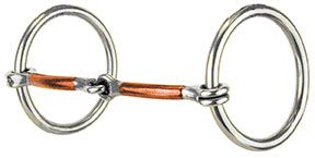 123 Reinsman Traditional Loose Ring 3/8in Snaffle Bit sku 123