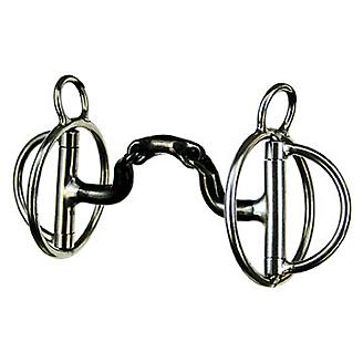 Black Colorado Saddlery The Steel Tear Drop Cheek Training Bit 3 Piece