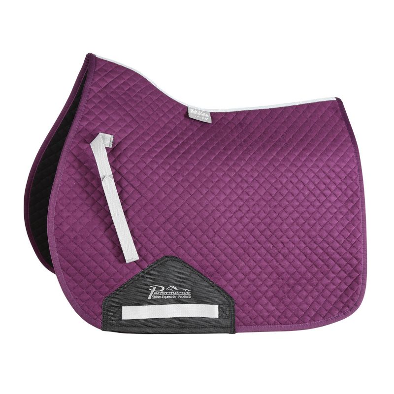 Shires Performance Suede AP Pad 17-18 Plum