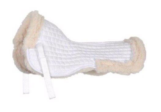 Shires High Wither Fleece Half Pad White