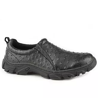 Roper Mens Cotter Black Slip On Shoes