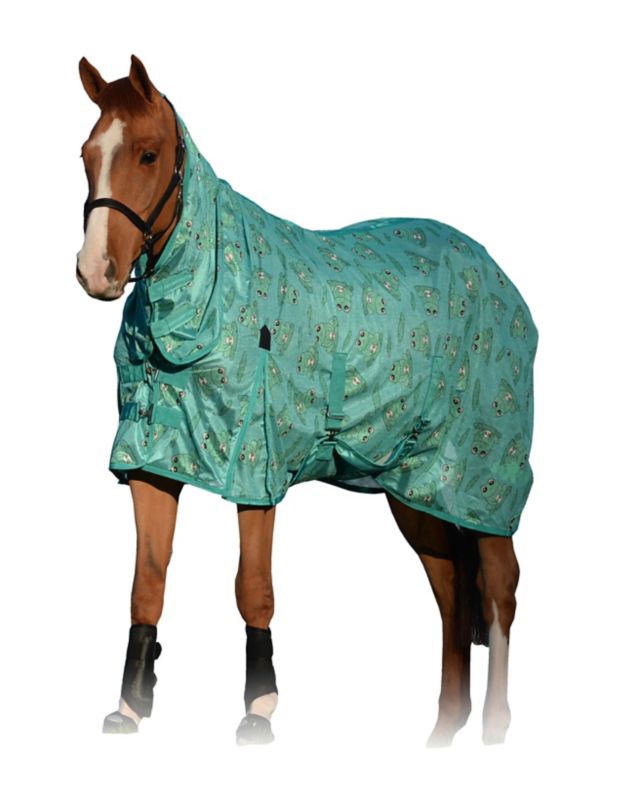 Saxon Mesh Gusset Combo Neck Fly Sheet OverstockSale