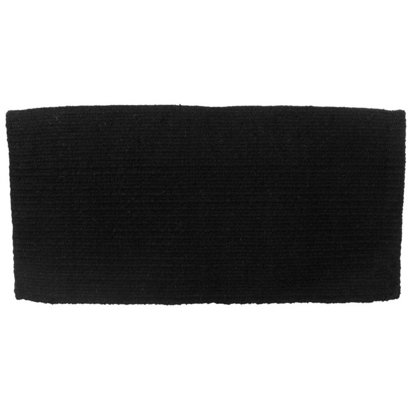 Tough1 Heavy Wool Blend Saddle Blanket Black