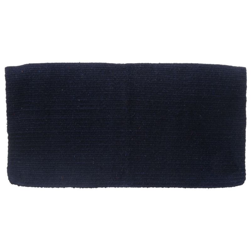 Tough1 Heavy Wool Blend Saddle Blanket Navy Blue