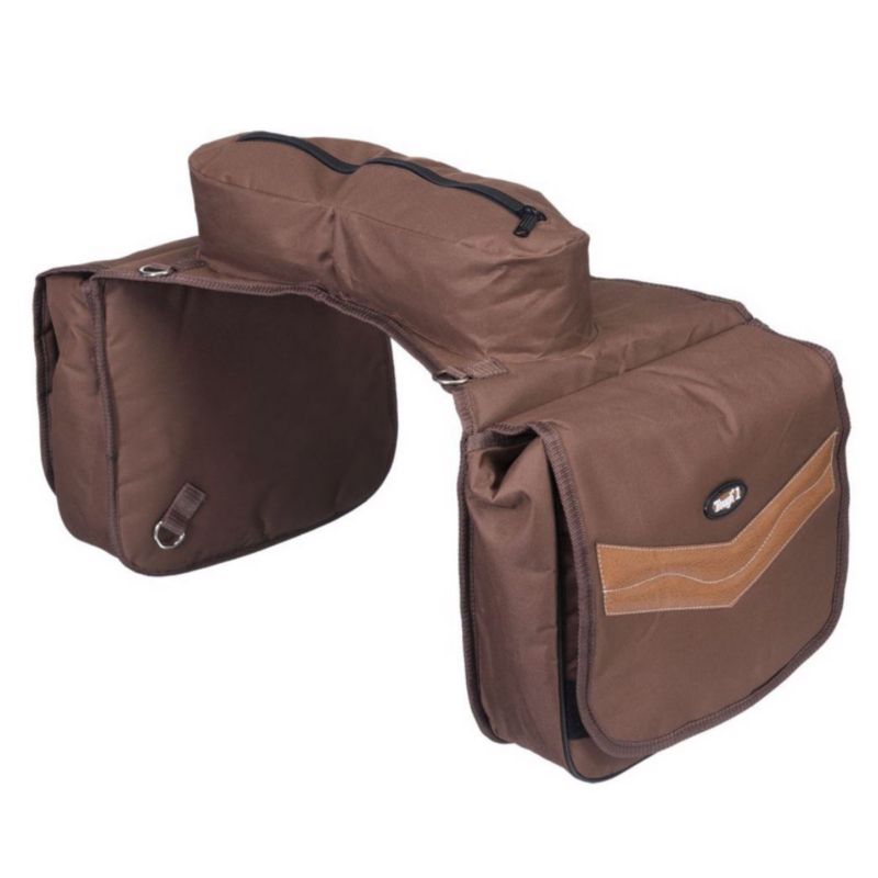 61-9595-7-0 Tough1 Elite Insulated Saddle Bag Brown sku 61-9595-7-0