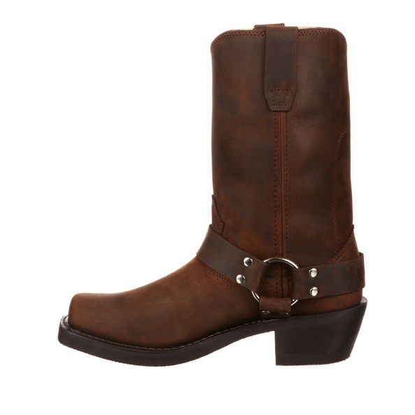 square toe harness boots