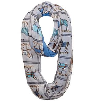 Horses in Blankets Infinity Scarf