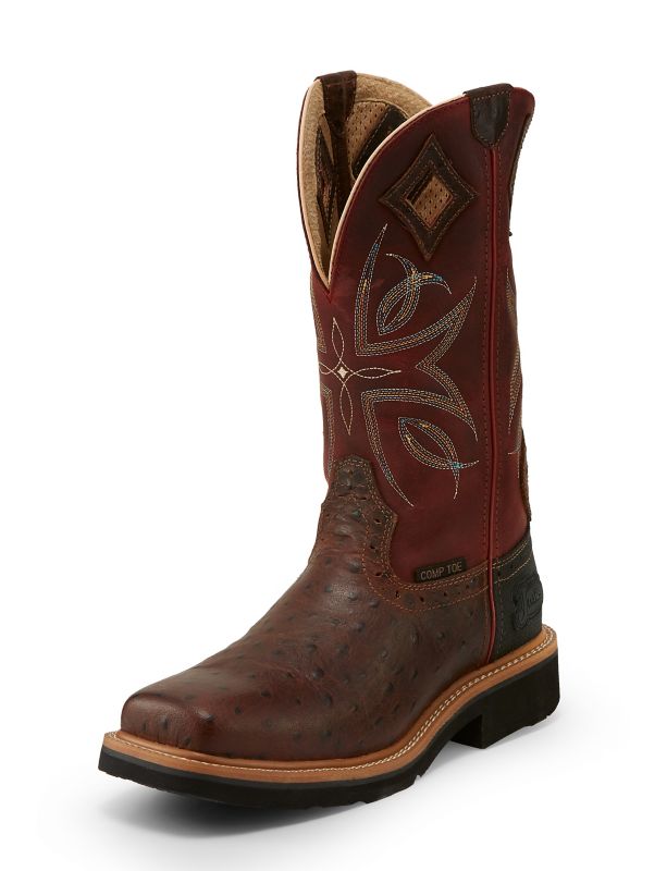 ladies ostrich boots