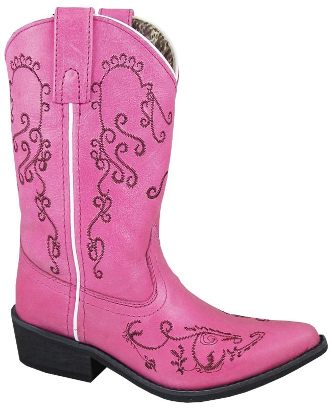 pink riding boots