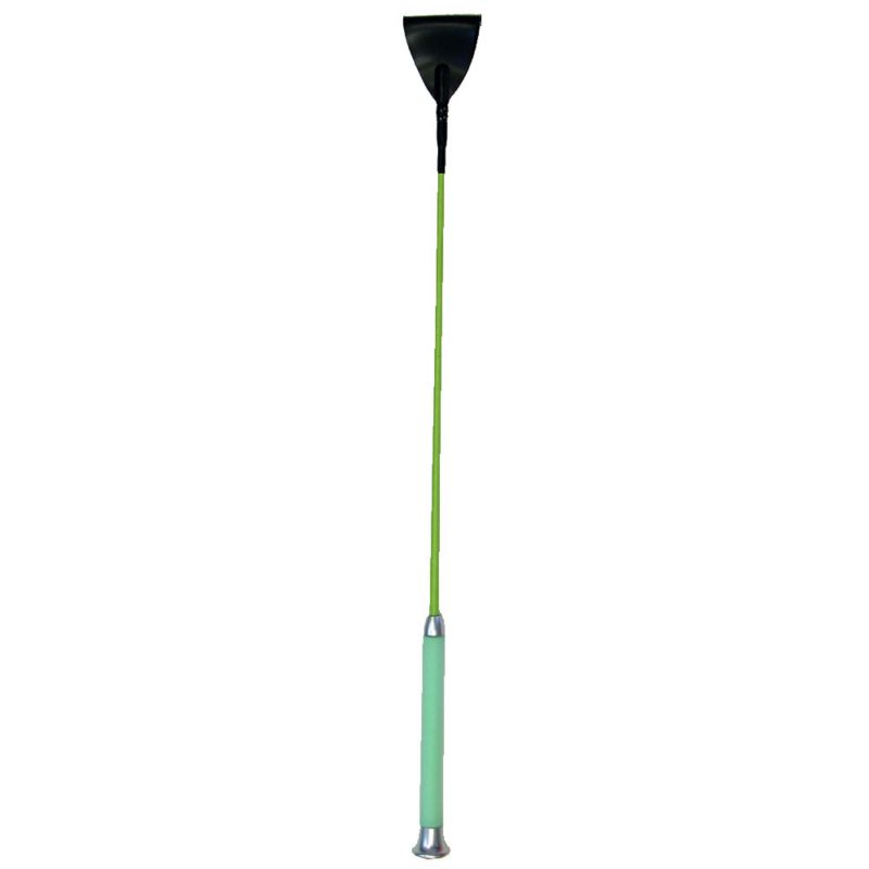 Exselle Gel Handle Riding Crop 25in Mint Green