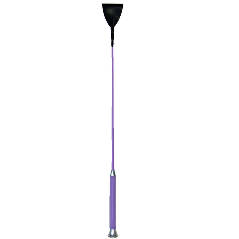 Exselle Gel Handle Riding Crop 25in Purple