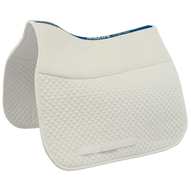 159310 Maxtra Dressage Saddle Pad White sku 159310