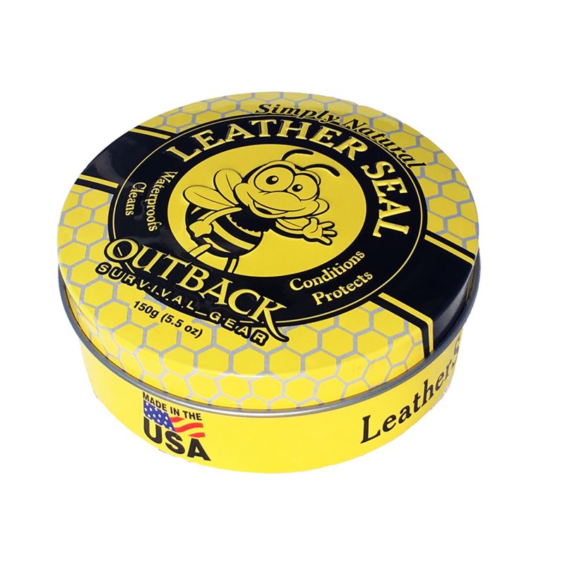 LEA150G Outback Survival Gear Leather Seal 150g Tin sku LEA150G