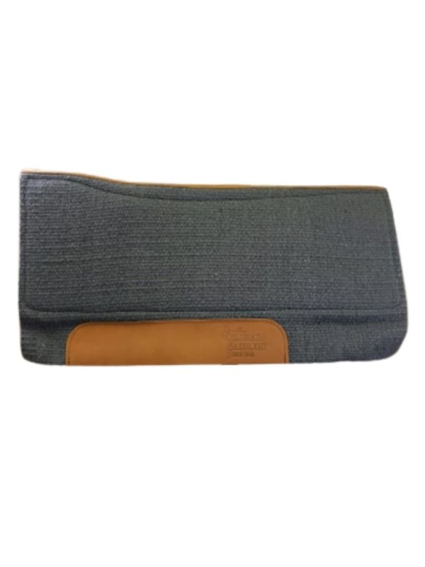 CO Saddlery Spine Saver Wool Bottom Pad Char