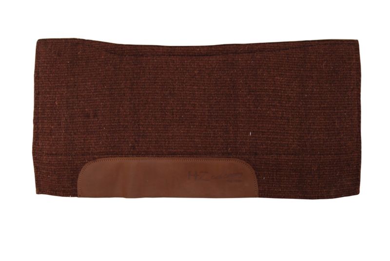 19-225CH CO Saddlery Spine Saver Wool Bottom Pad Choc sku 19-225CH