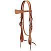 Weaver Leather Roughout Russet Browband Headstall