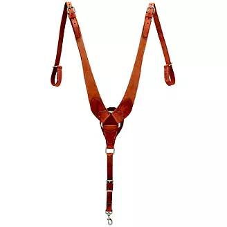 Weaver Roughout Russet Pulling Breast Collar