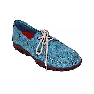 Ferrini Ladies Turquoise Loafers