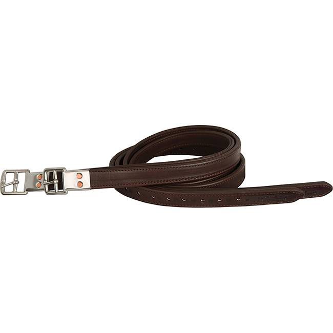 M. Toulouse Stirrup Leathers 3/4 x 48 Chocolate