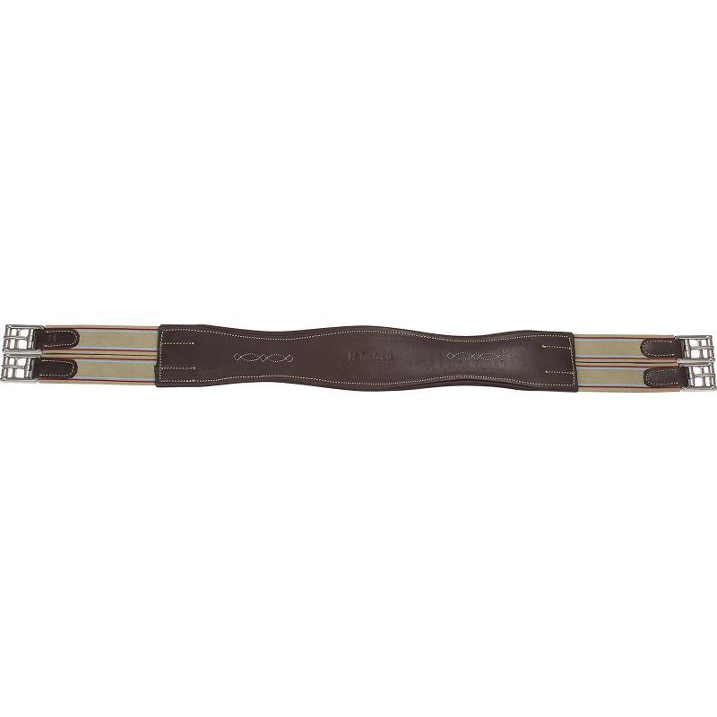 M. Toulouse Contour Padded Girth 38 Chocolate