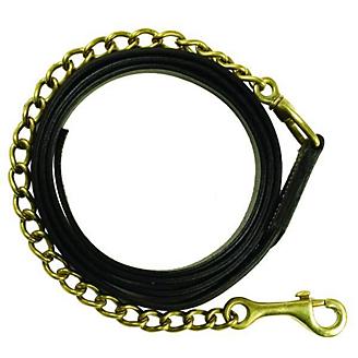 Gatsby Leather Lead with Chain