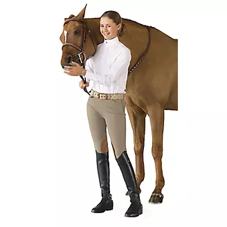 BALEAF Girls Horse Riding Pants Kids Equestrian Breeches Knee