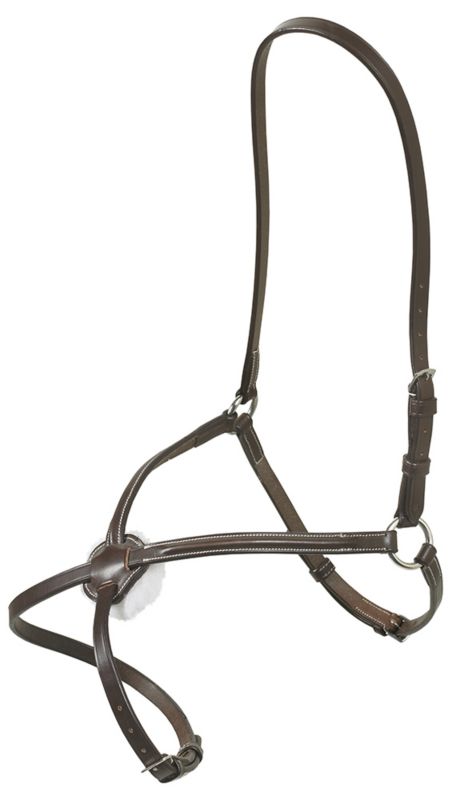 Ovation Elite Fig 8 Noseband Horse Dk Brown