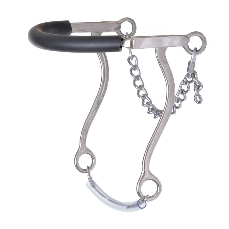 Reinsman Rubber/Bicycle Chain Nose Pony Hackamore