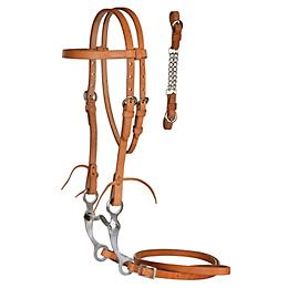 Snaffle Curb with Single Knot by Schutz Brothers Curb 