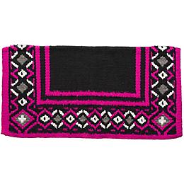 Tough-1 Cherokee Wool Saddle Blanket Purple/Royal