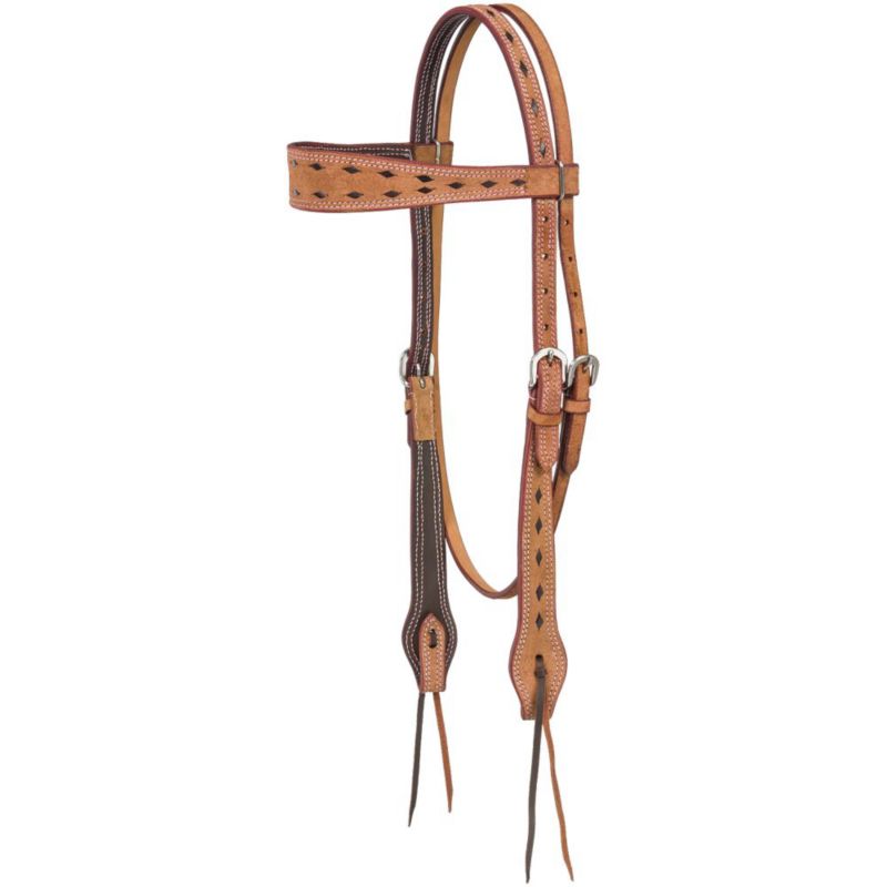 Royal King Branson Buckstitch Browband Headstall