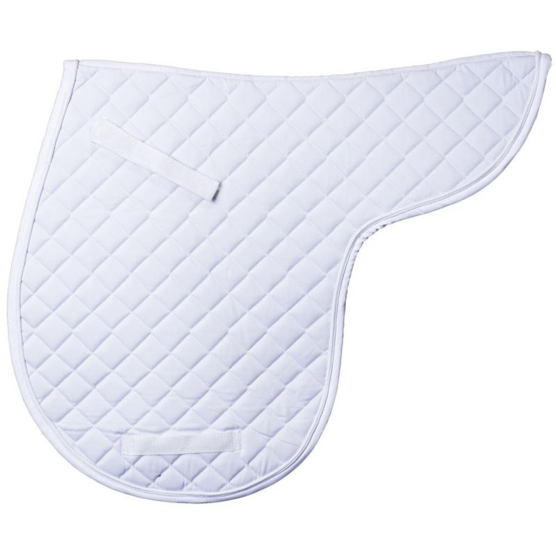 EquiRoyal Quilted Contour AP Saddle Pad White