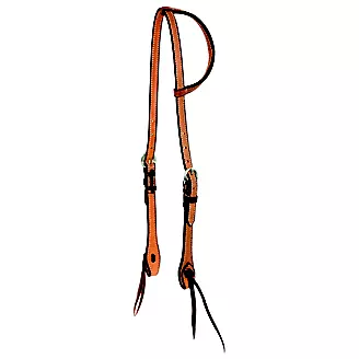 Cowboy Tack 5/8in Roughout Knot Single Ear Headstl