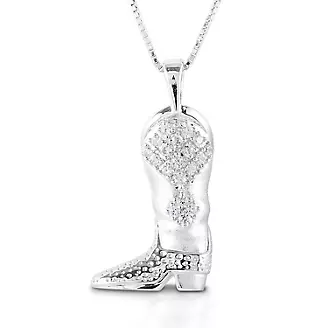 Kelly Herd Western Boot Necklace