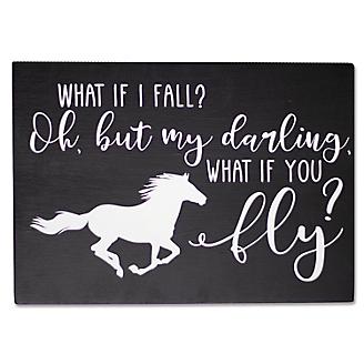 What if I Fall/What if You Fly Wall Decor