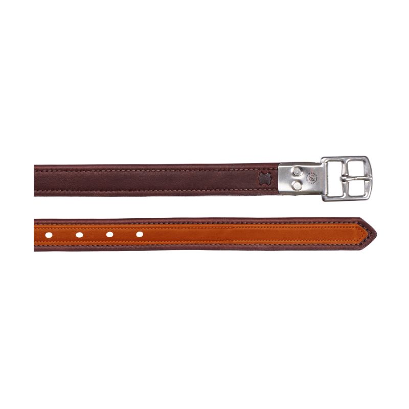 BSLLXXXXXXOBR147 Bates Victrix Havana Stirrup Leathers 58 Orange sku BSLLXXXXXXOBR147