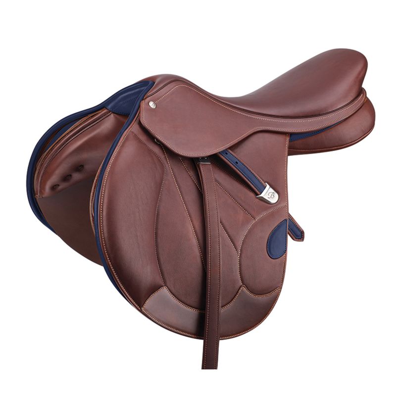 BVCXXXXXXXNBR42 Bates Victrix Havana CAIR Jump Saddle 16.5 Navy sku BVCXXXXXXXNBR42